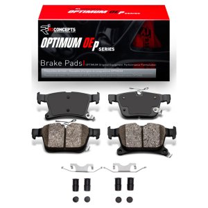 Chrysler Grand Caravan Brake Pads - Rear - R1 Concepts - Optimum OE - `17-`24